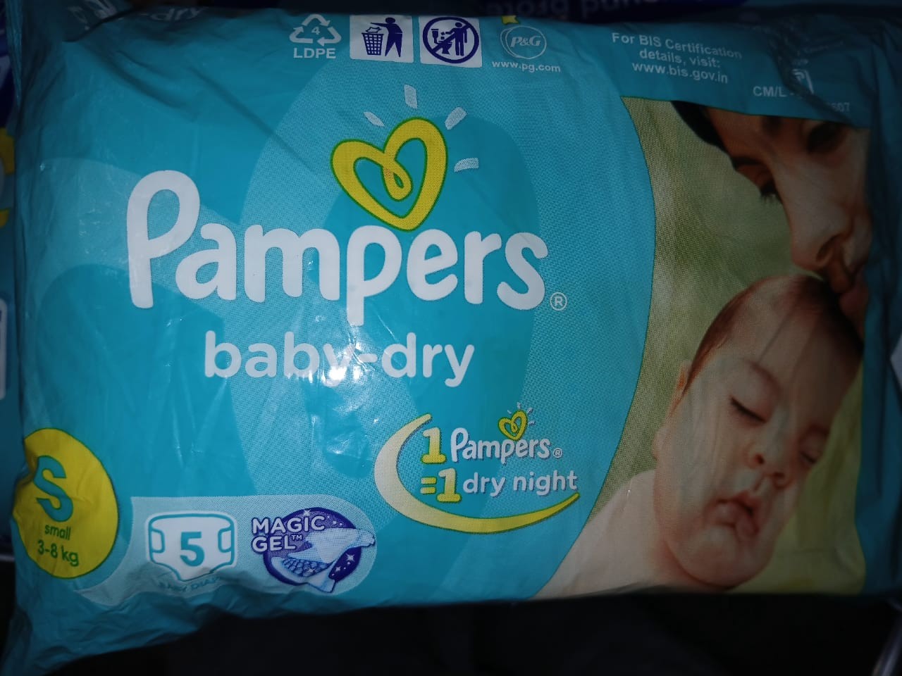Pampers Baby-Dry Small - Image 1