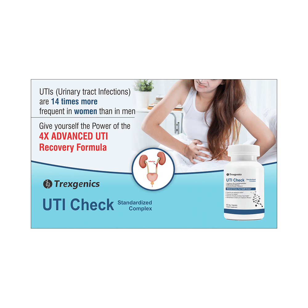 Trexgenics UTI Check Cranberry Mannose Veg. Capsules - Image 4