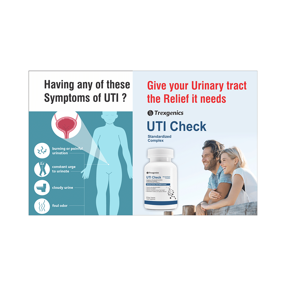 Trexgenics UTI Check Cranberry Mannose Veg. Capsules - Image 3