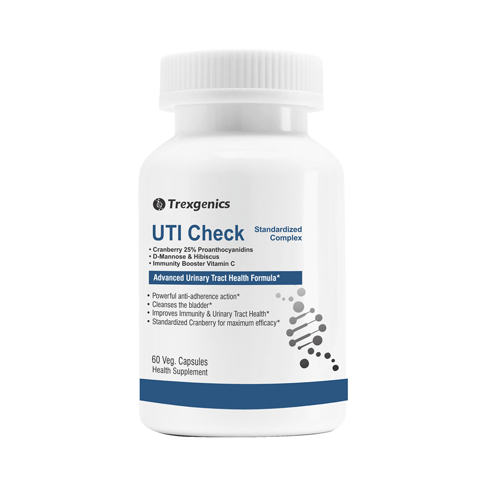Trexgenics UTI Check Cranberry Mannose Veg. Capsules - Image 1