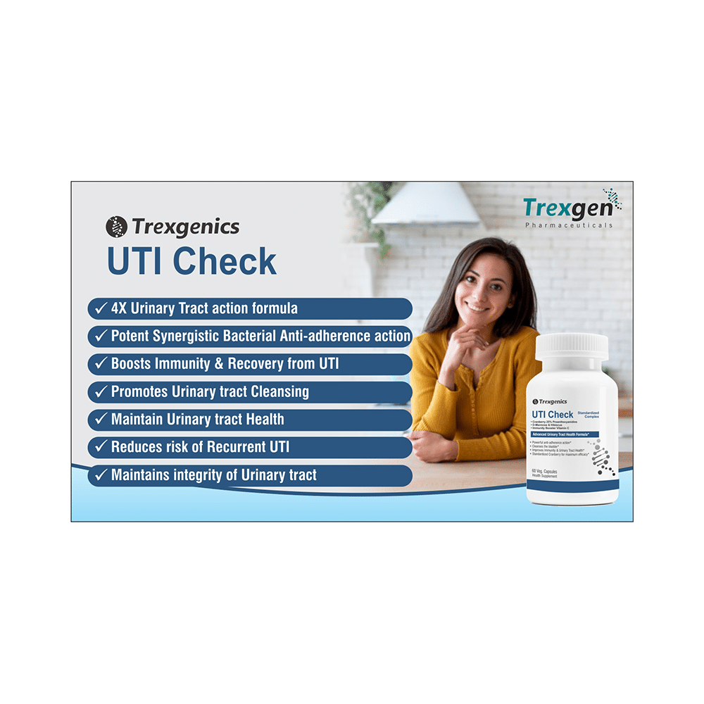 Trexgenics UTI Check Cranberry Mannose Veg. Capsules - Image 6