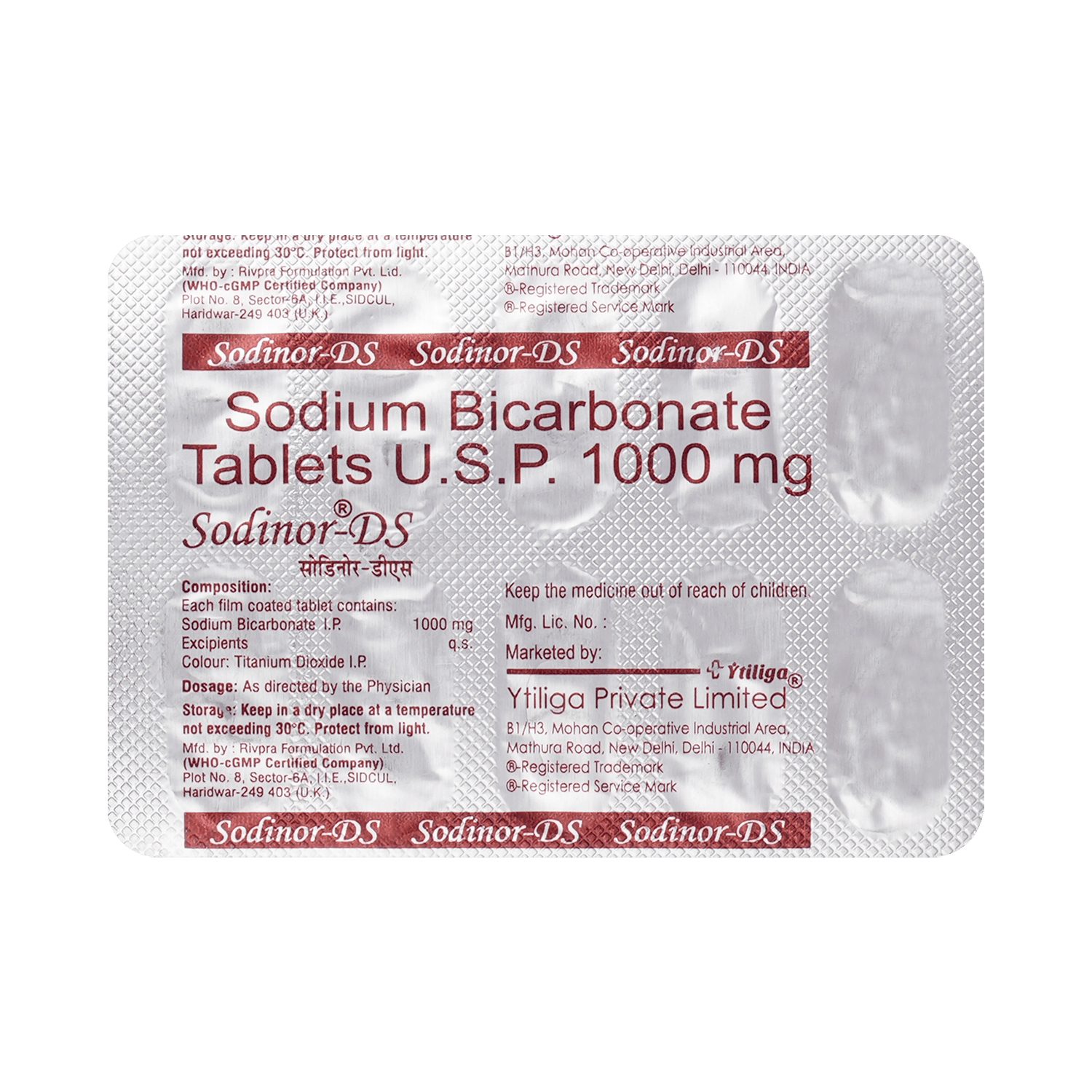 Sodinor DS 1000mg Tablet - Image 3