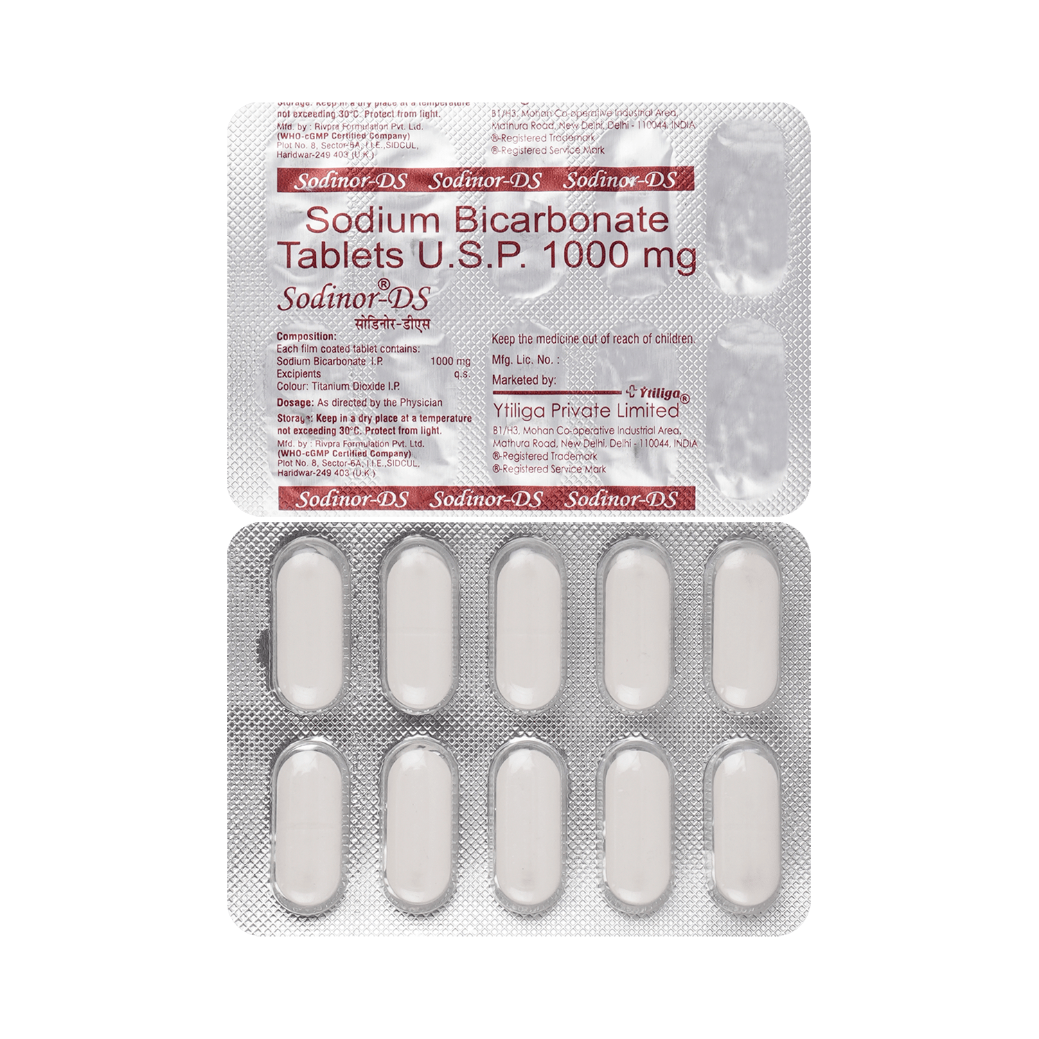 Sodinor DS 1000mg Tablet