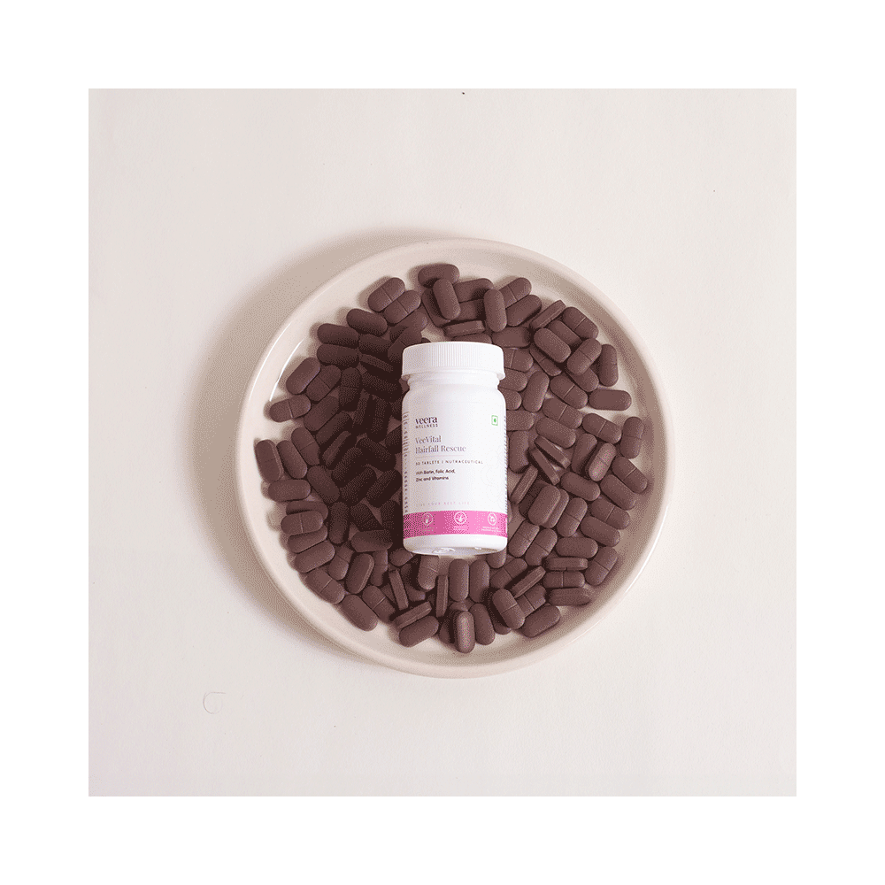 Veera Wellness VeeVital Hairfall Rescue Tablet (30 Each) - Image 6