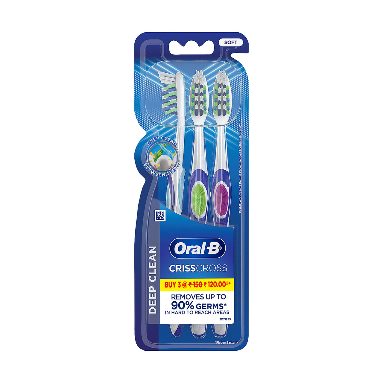 Oral B Criss Cross Deep Clean Soft Toothbrush