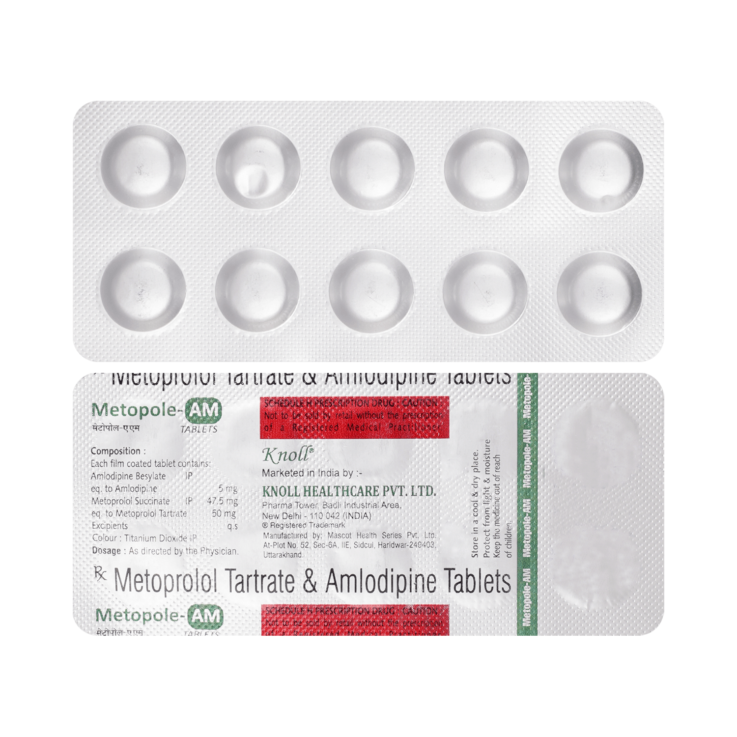 Metopole-AM 5mg/50mg Tablet