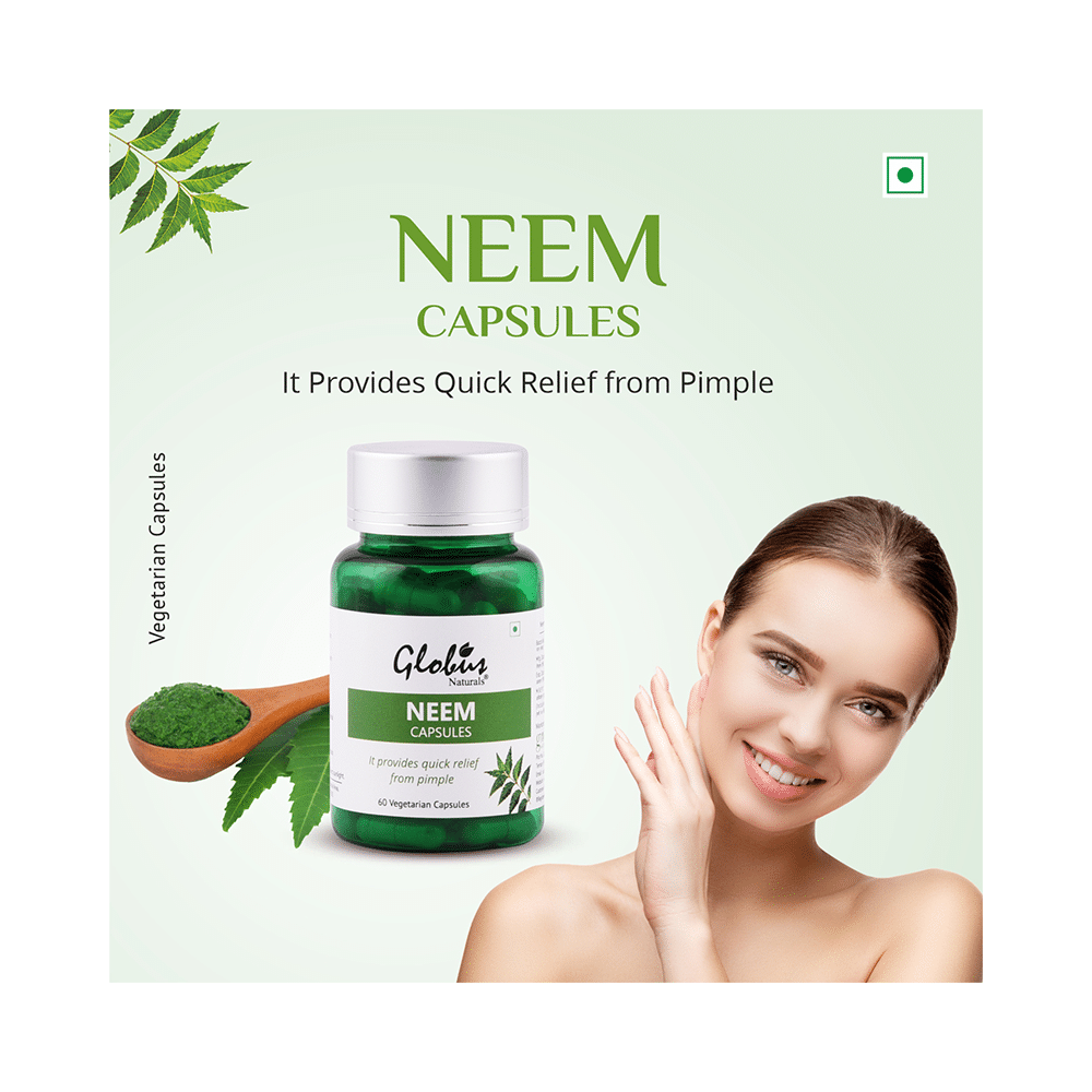 Globus Naturals Neem Vegetarian capsule - Image 3