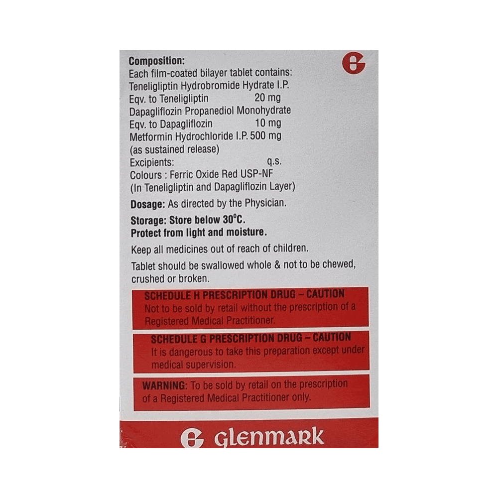 Zita DM 10mg/20mg/500mg Tablet SR - Image 2