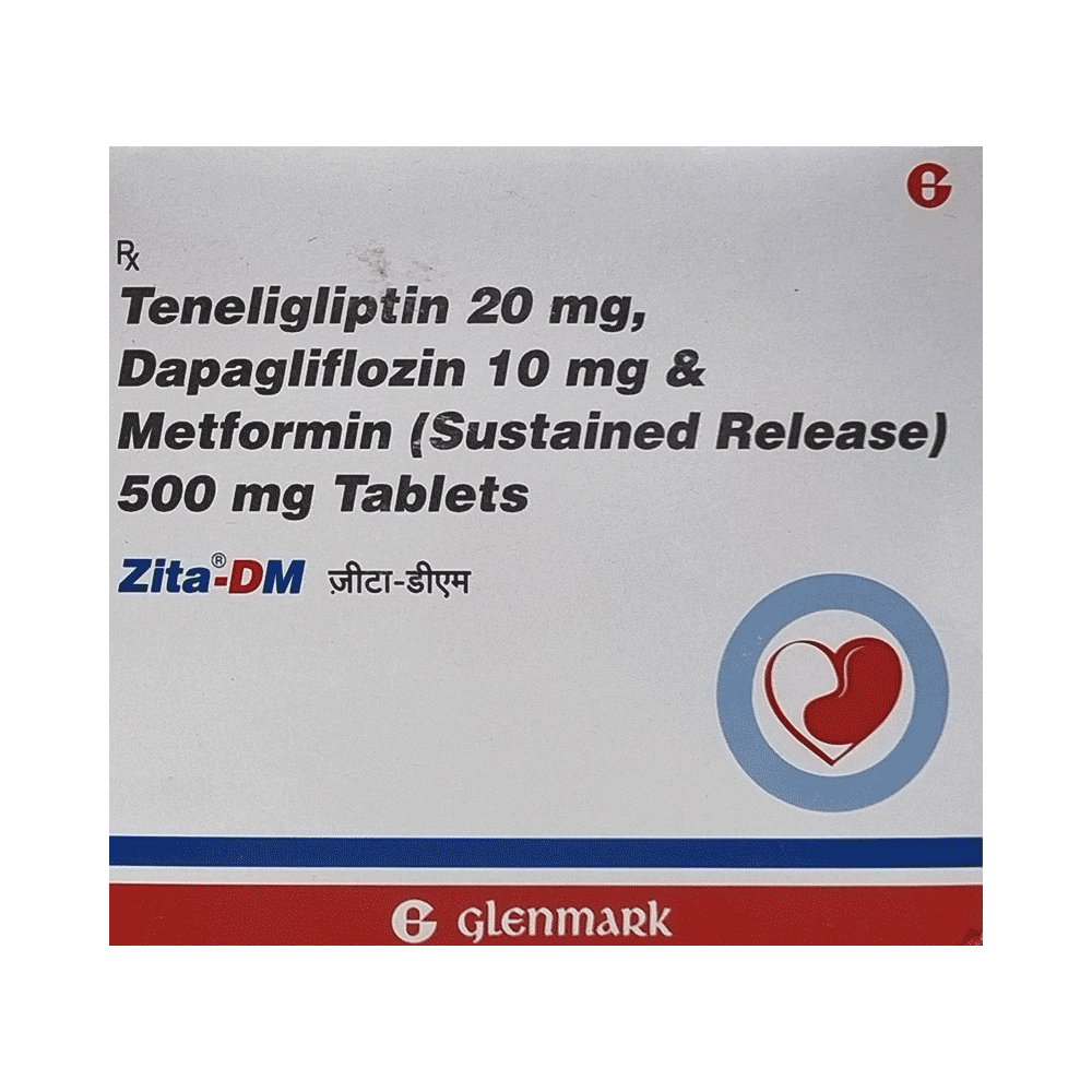 Zita DM 10mg/20mg/500mg Tablet SR - Image 1