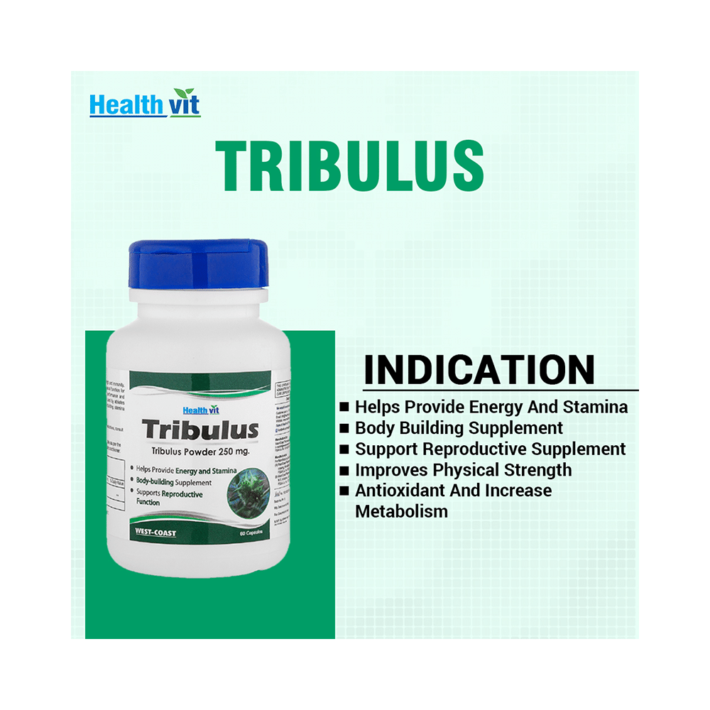 HealthVit Tribulus Terrestris Extract 250mg (Saponin 15.2 %) - Image 4