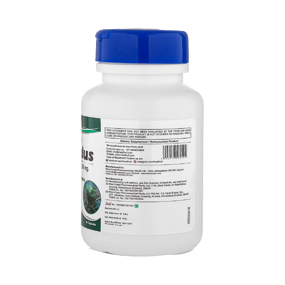 HealthVit Tribulus Terrestris Extract 250mg (Saponin 15.2 %) - Image 3