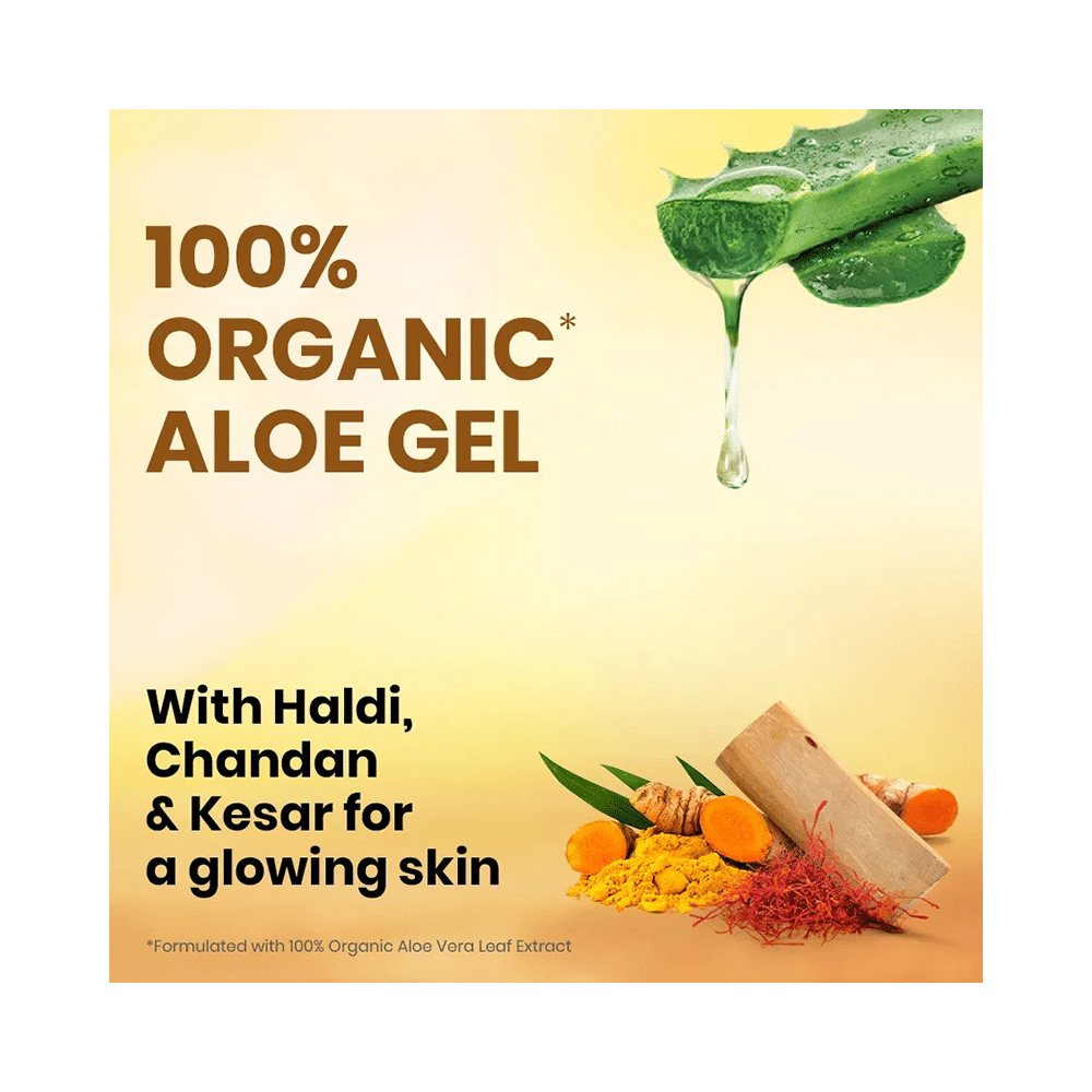 Boroplus Haldi Chandan Kesar 100% Organic Aloe Vera Gel with Vitamin E | Paraben & Sulphate-Free - Image 4