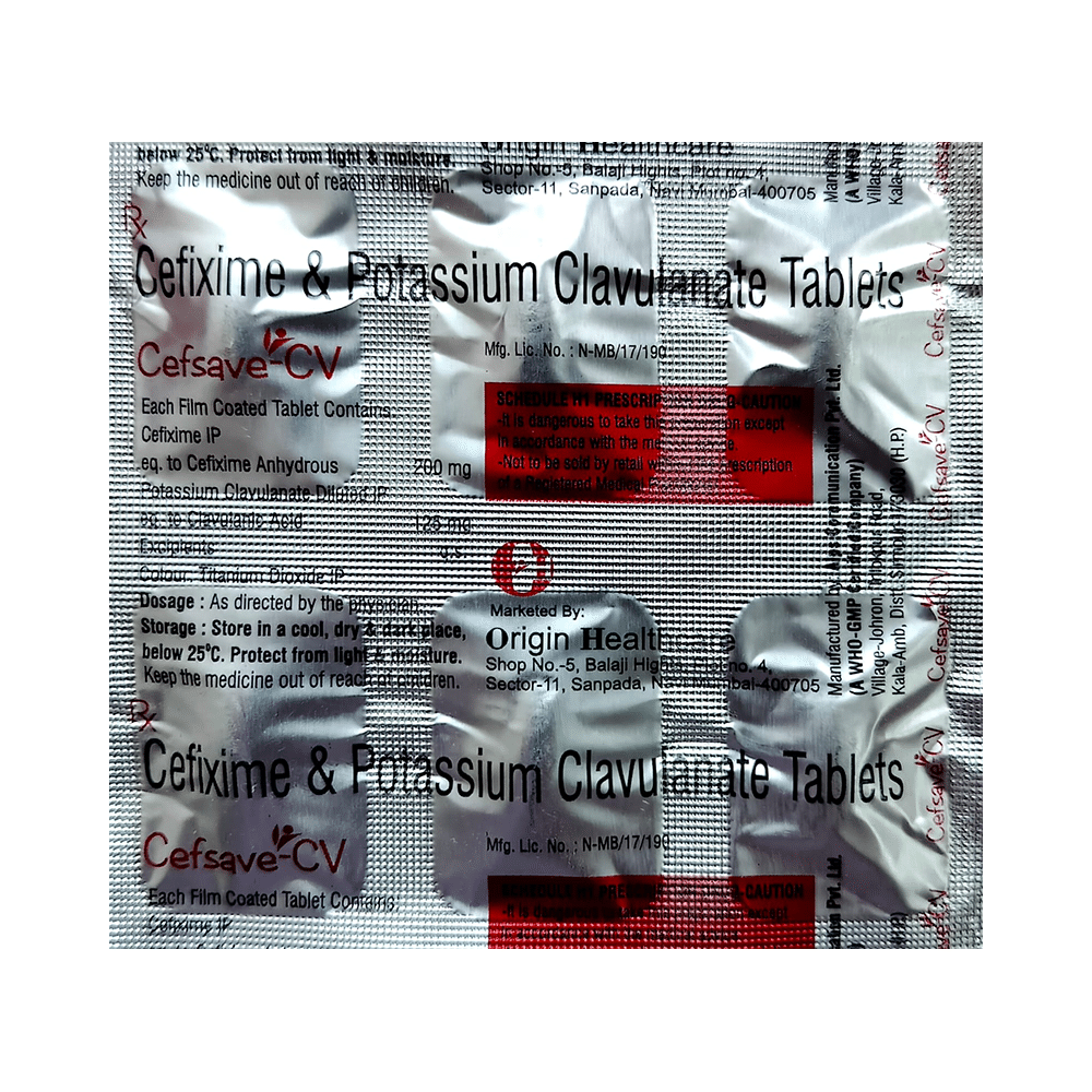 Cefsave-CV Tablet - Image 3