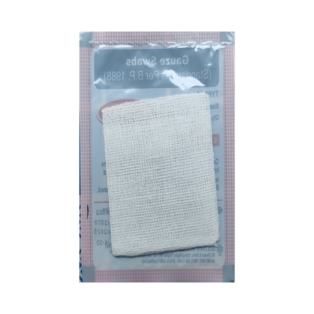 Kab Touch Gauze Swabs (12 Each) 7.5cm x7.5cm x 12ply - Image 2