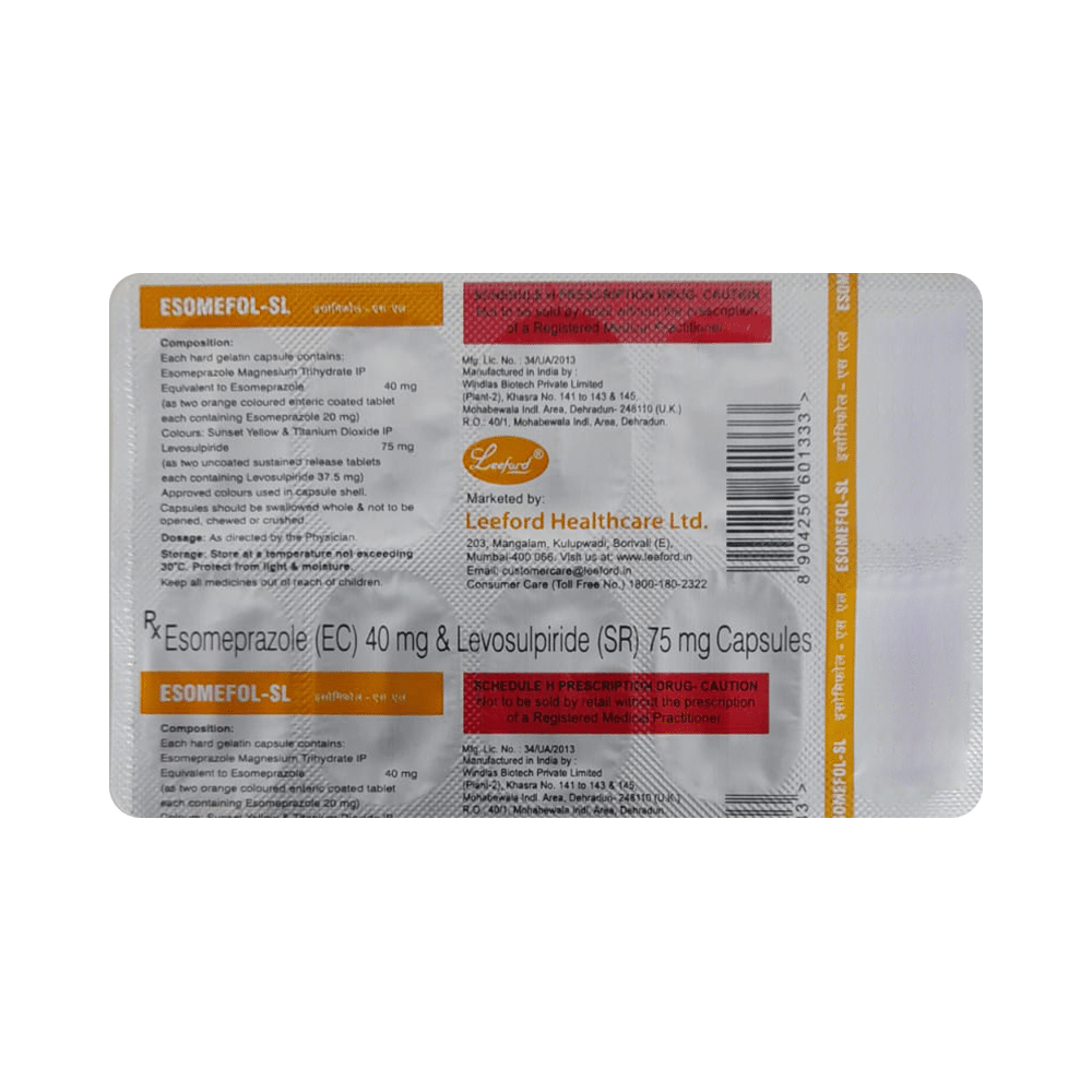 Esomefol SL 75mg/40mg Capsule SR - Image 3