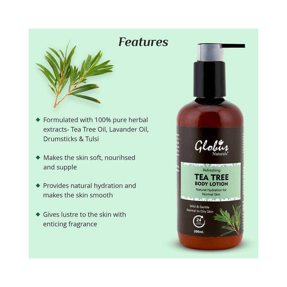 Globus Naturals Tea Tree Body Lotion - Image 3