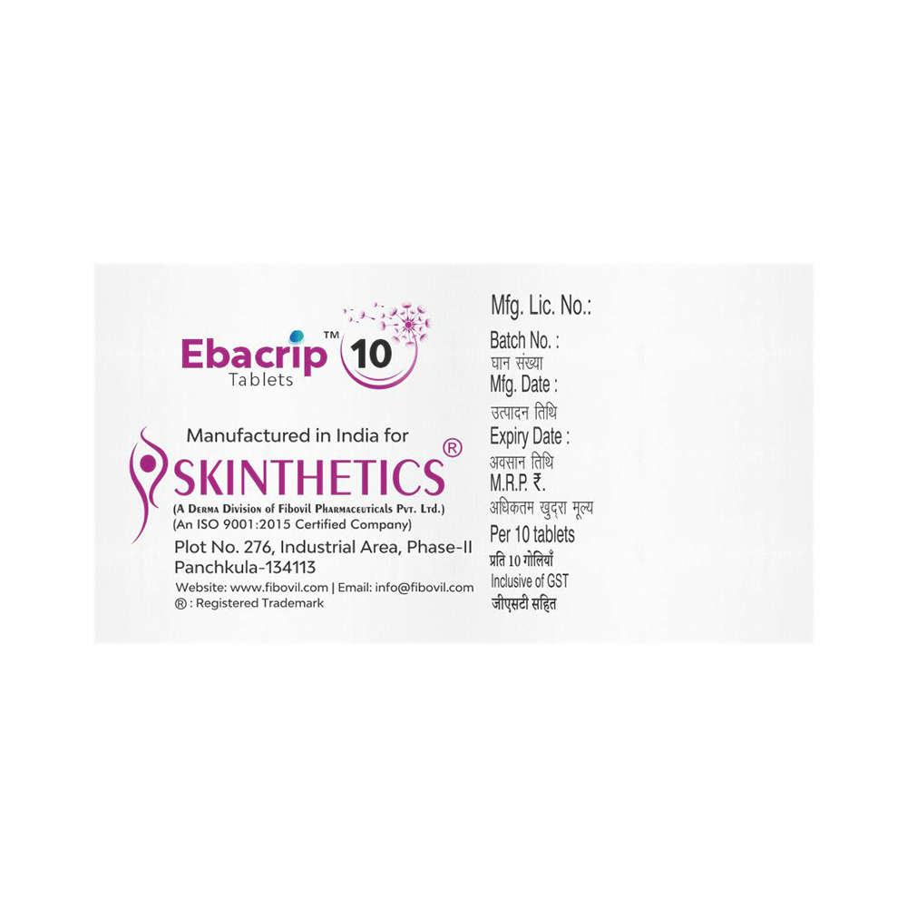 Ebacrip 10 Tablet - Image 3