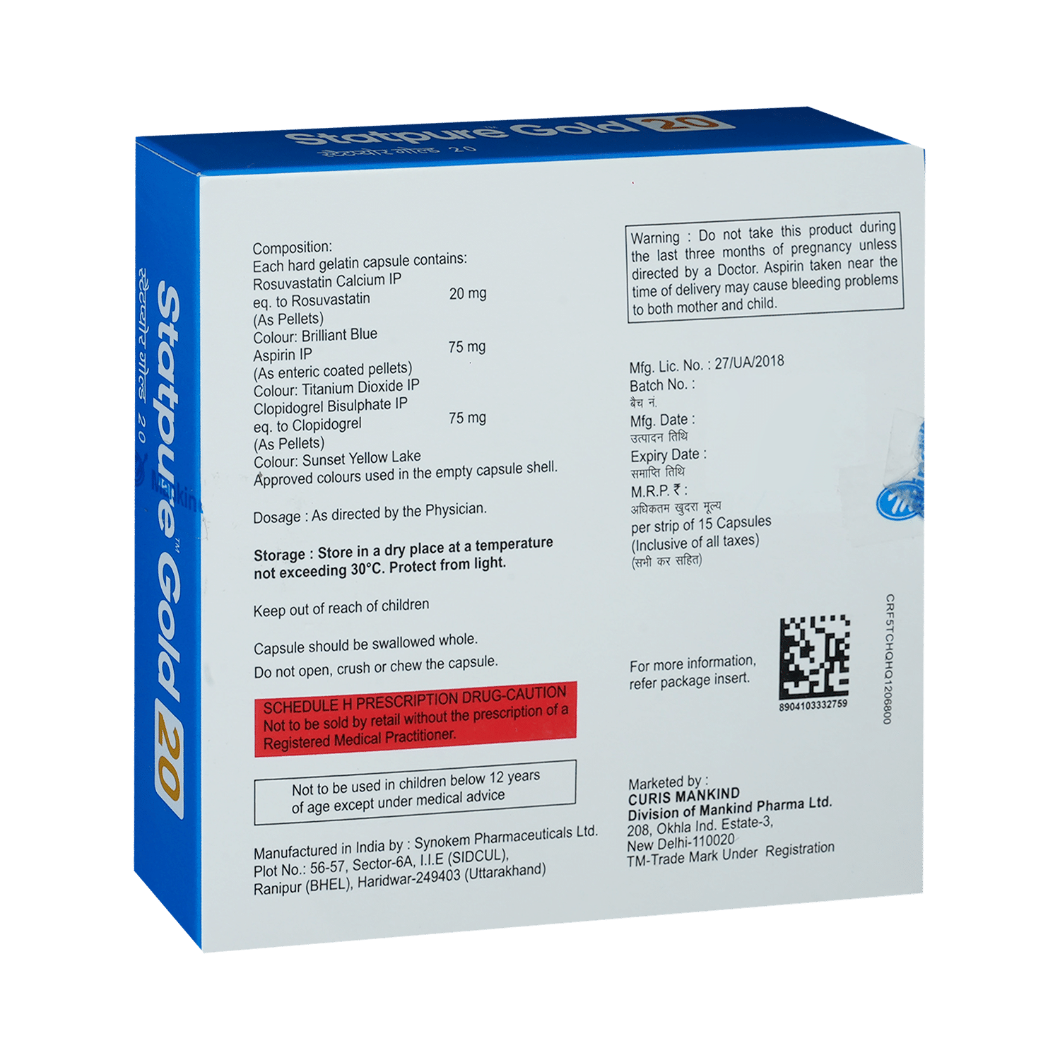 Statpure Gold 20 Capsule - Image 3