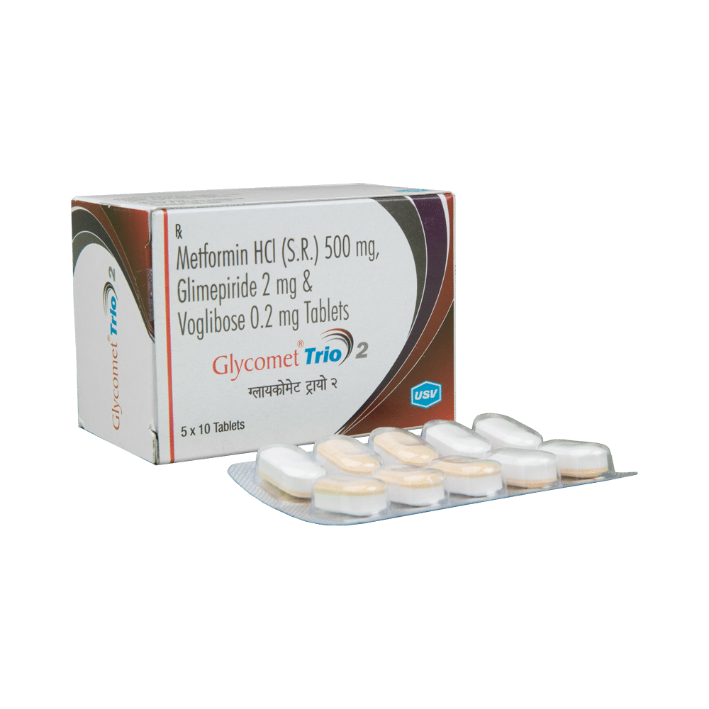 Glycomet Trio 2 Tablet SR
