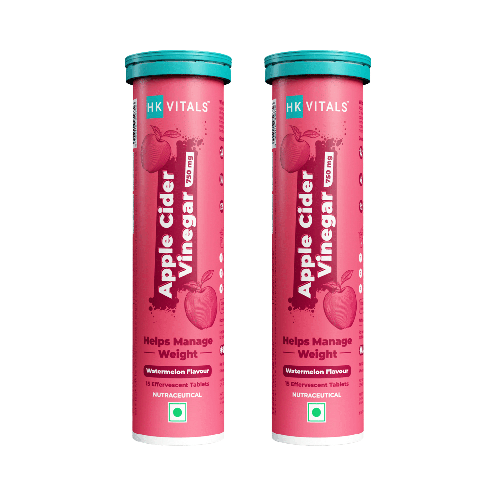 HealthKart HK Vitals Apple Cider Vinegar Tablet (15 Each) - Image 1