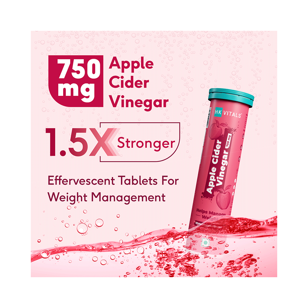 HealthKart HK Vitals Apple Cider Vinegar Tablet (15 Each) - Image 3