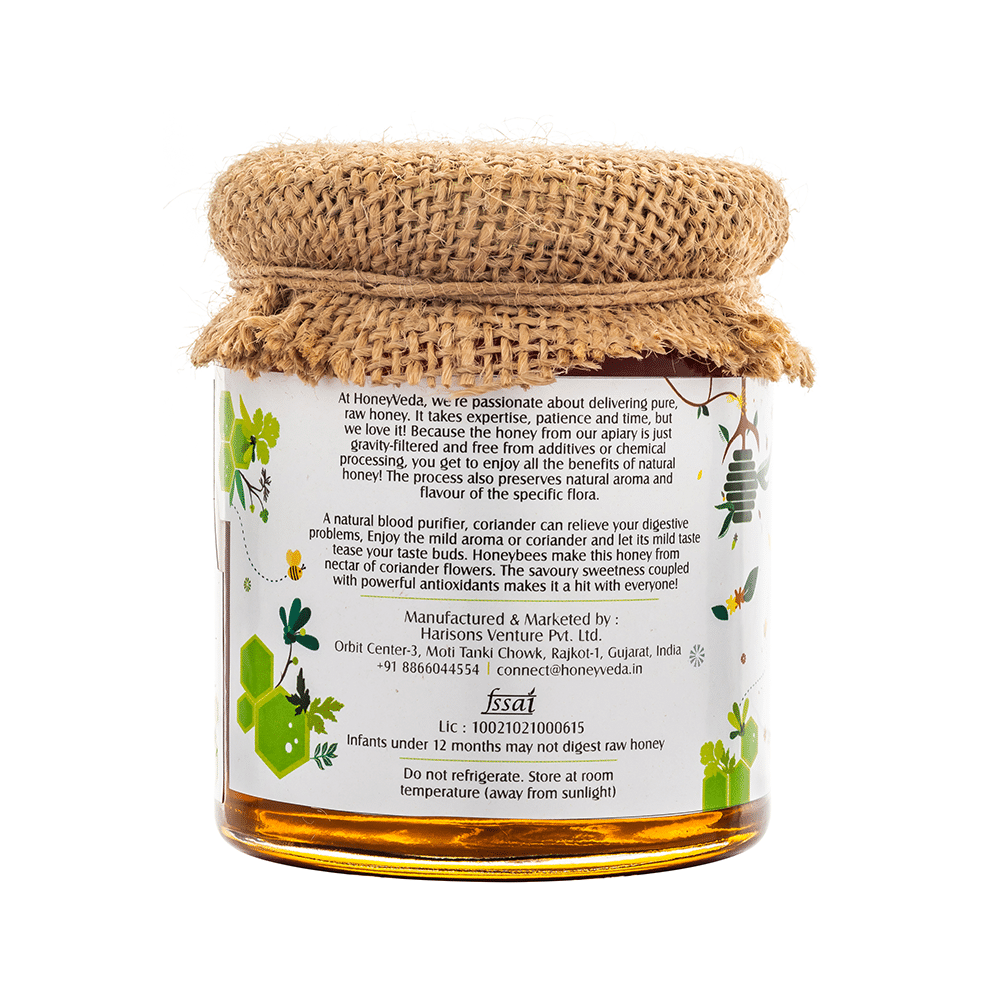 HoneyVeda Coriander Honey - Image 2
