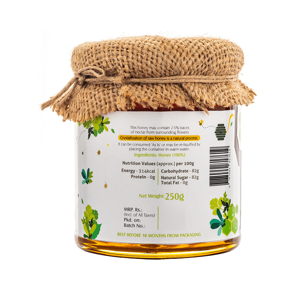HoneyVeda Coriander Honey - Image 3