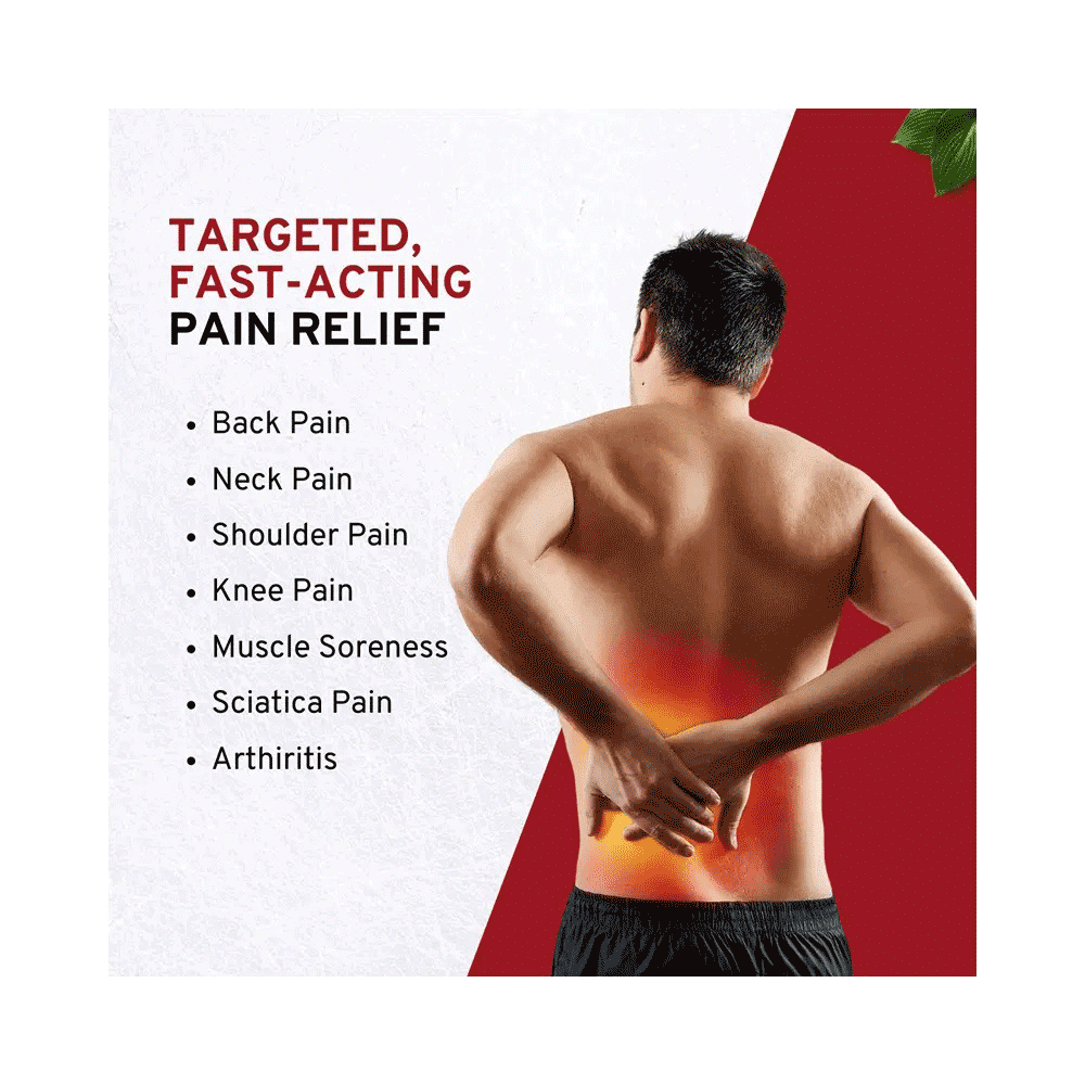 ZIXA Strong Fast Acting Pain Relief Gel | Dual action | Heals Back Pain, Muscle Pain, Knee Pain, Joint Pain (50gm Each) - Image 7