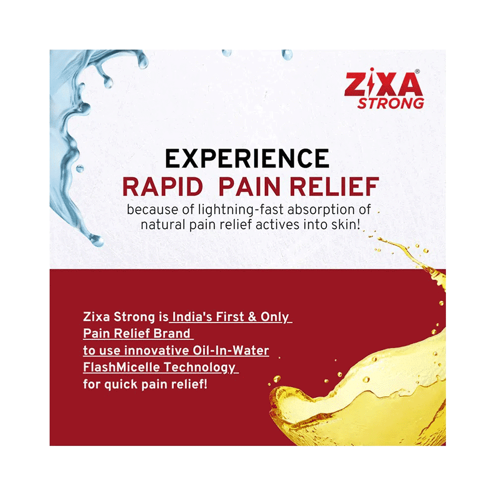 ZIXA Strong Fast Acting Pain Relief Gel | Dual action | Heals Back Pain, Muscle Pain, Knee Pain, Joint Pain (50gm Each) - Image 6