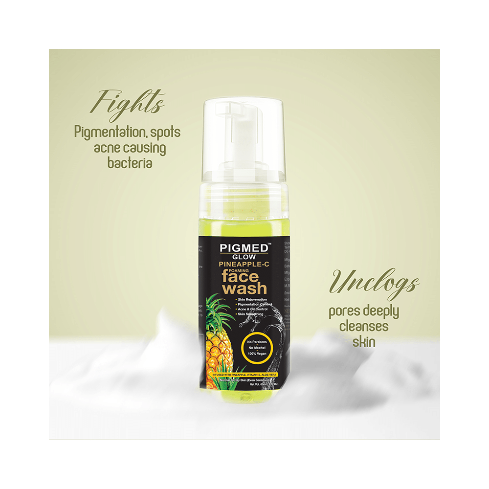 Pigmed Glow Pineapple-C Foaming Face Wash - Image 3