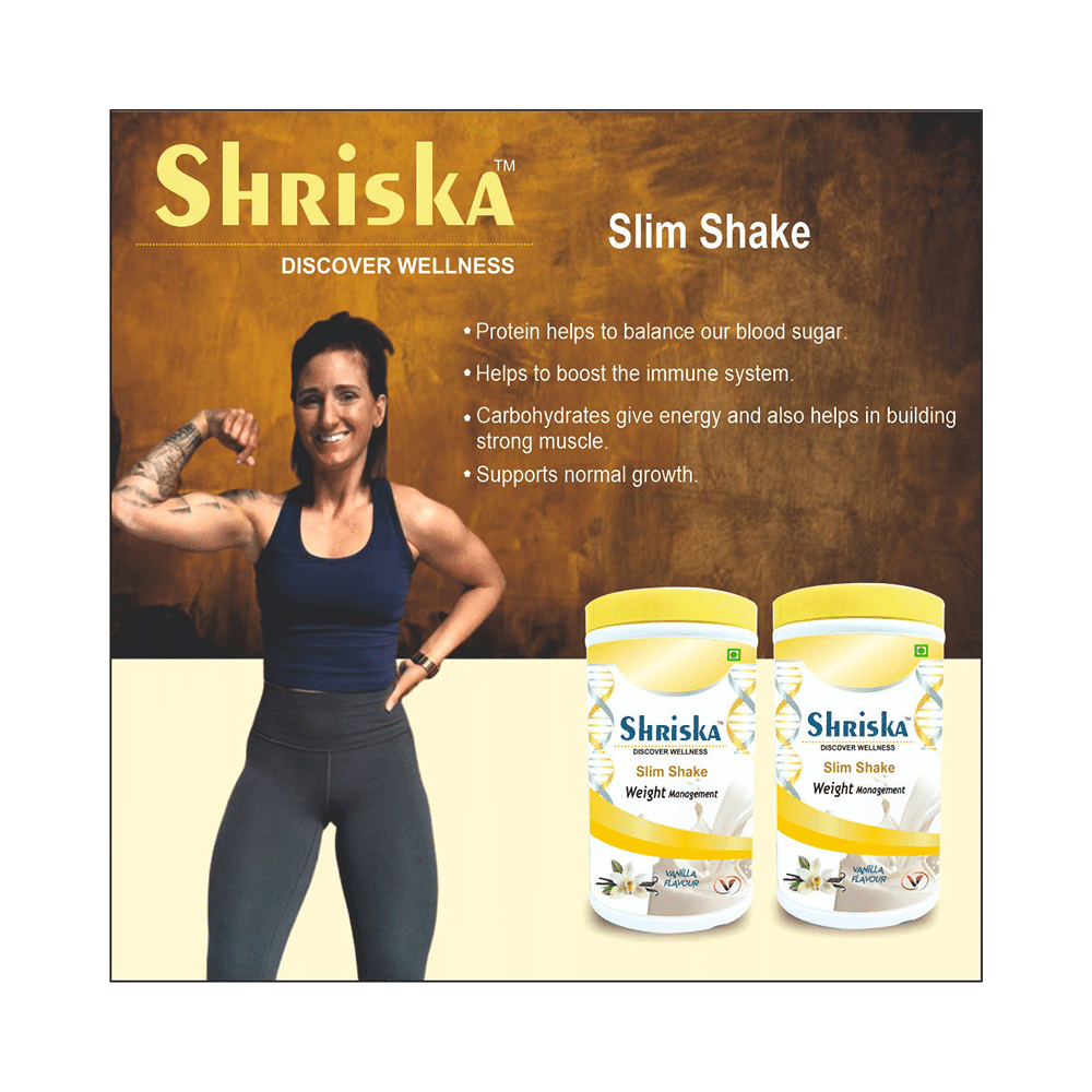Shriska Weight Management Slim Shake Vanilla - Image 6