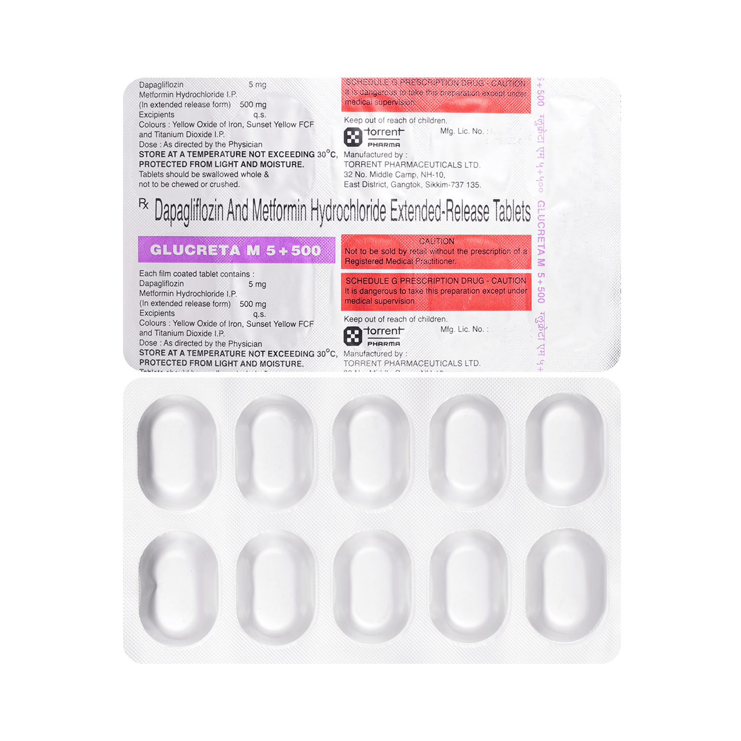 Glucreta M 5/500 Tablet ER - Image 1