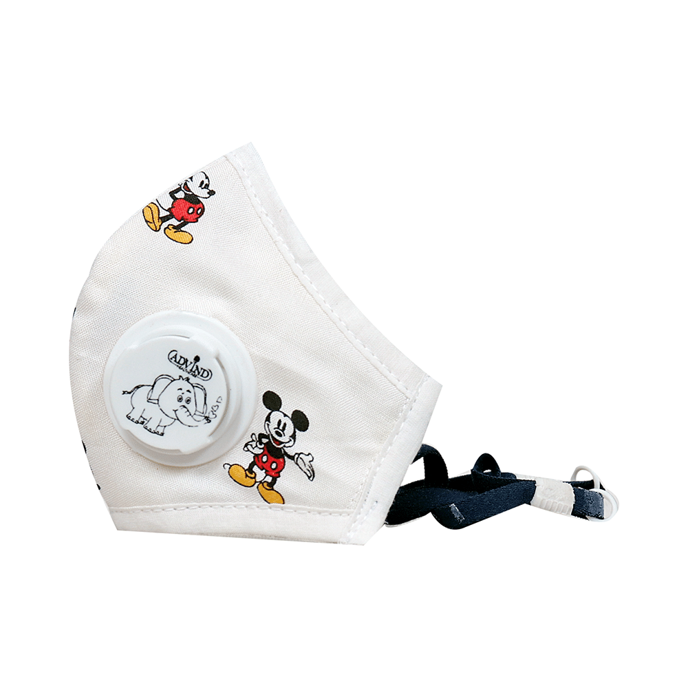 Advind Healthcare Smog Guard N95 Kids Mask with One Valve XS Mickey Mouse Design - Image 1