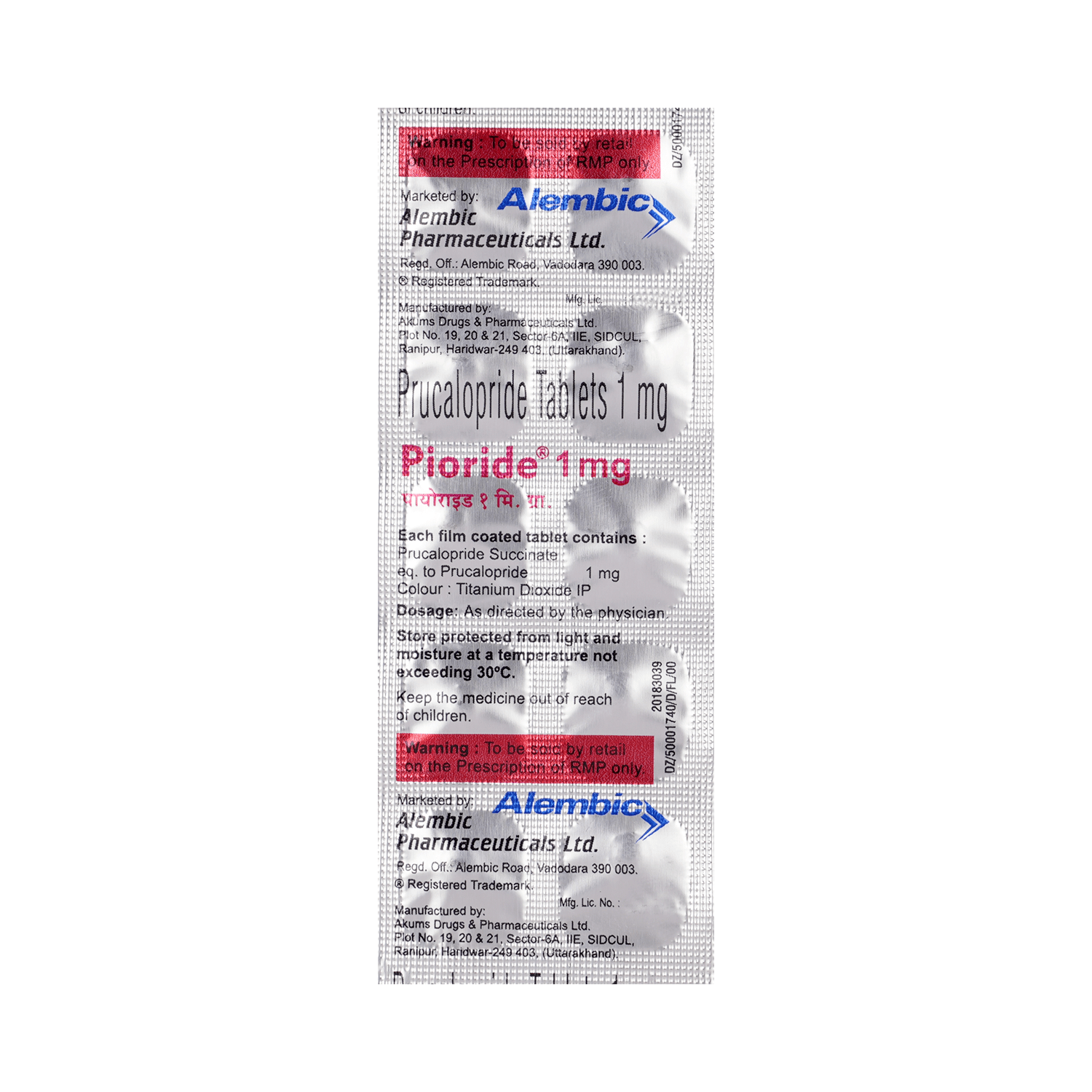 Pioride 1mg Tablet - Image 6