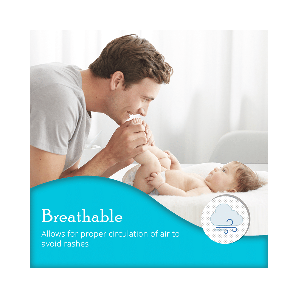 Mee Mee Breathable Premium Baby Diaper Pants with Wetness Indicator (32 Each) - Image 4