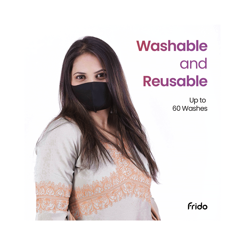 Frido Ultimate Pro Copper Face Mask Large Black - Image 6