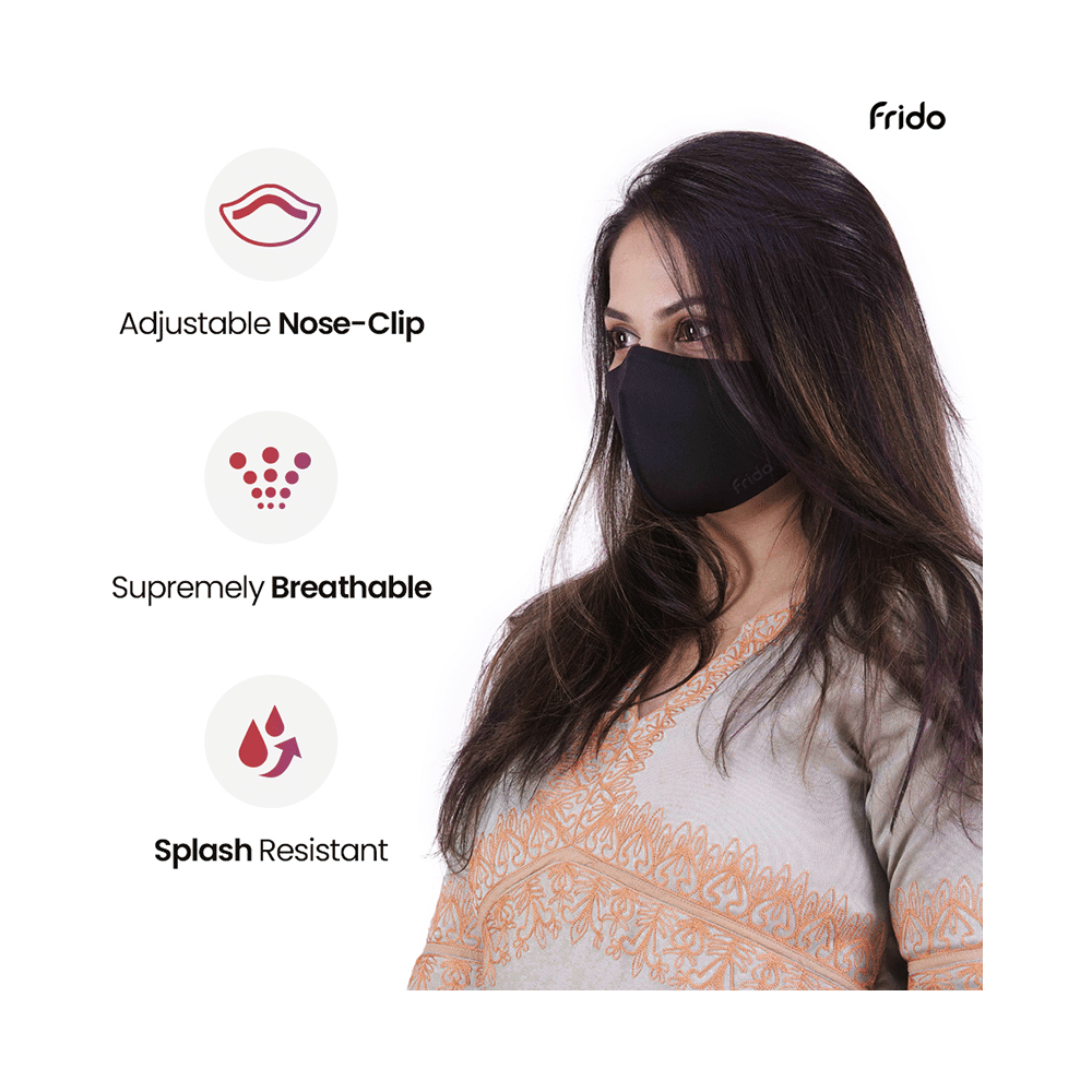 Frido Ultimate Pro Copper Face Mask Large Black - Image 5