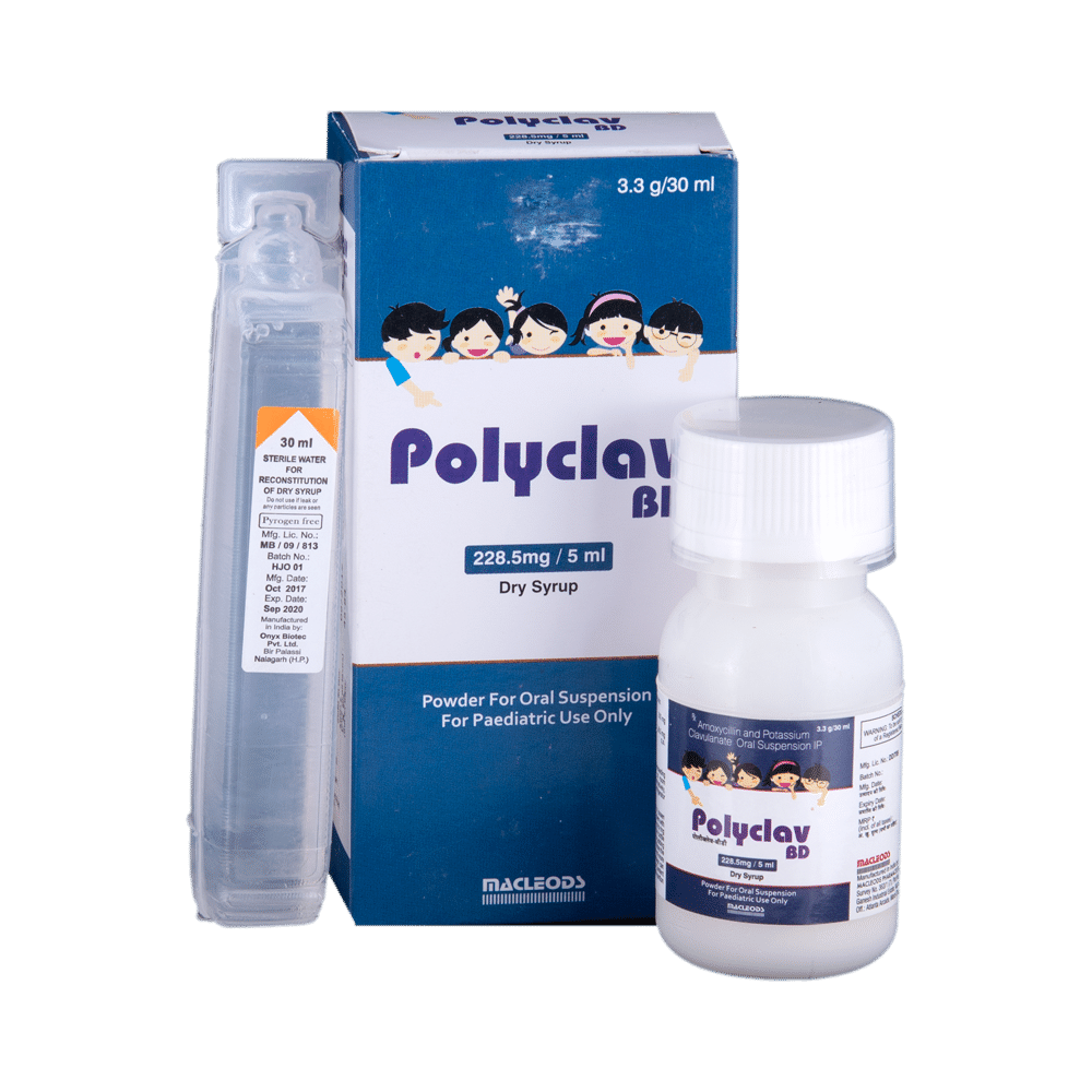 Polyclav BD 228.5mg Dry Syrup - Image 1