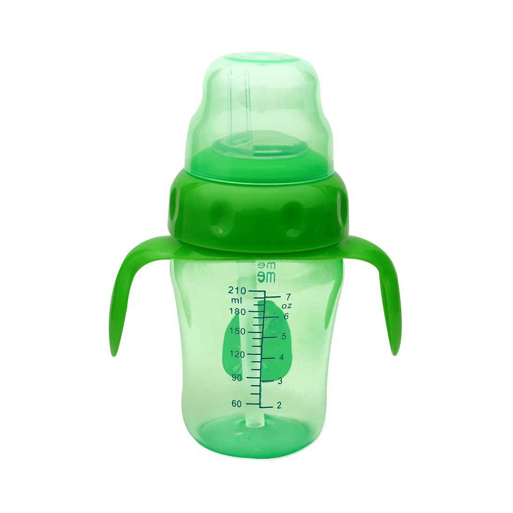 Mee Mee 2 in 1 Spout and Straw Sipper Cup Green - Image 3