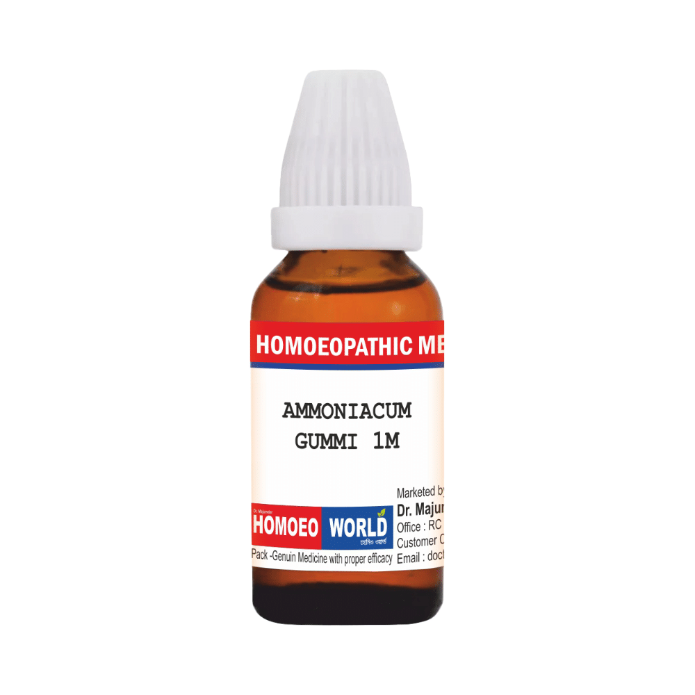Dr. Majumder Homeo World Boericke'S Ammoniacum Gummi Dilution (30ml Each) 1M - Image 1