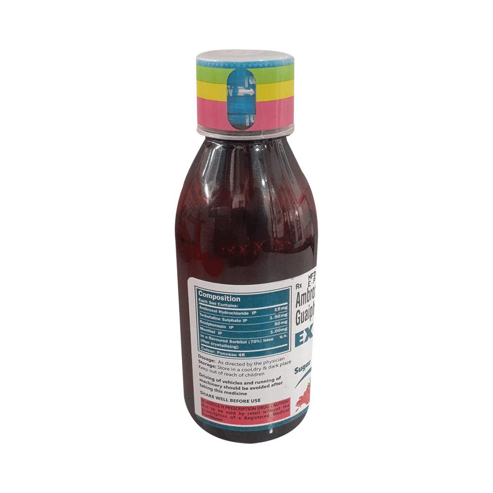 Exocuf Syrup Strawberry Sugar Free - Image 2