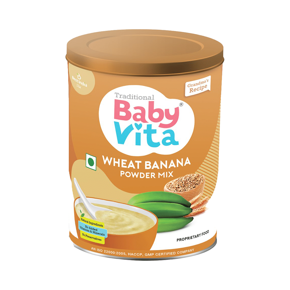 Baby Vita Wheat Banana Powder Mix - Image 1