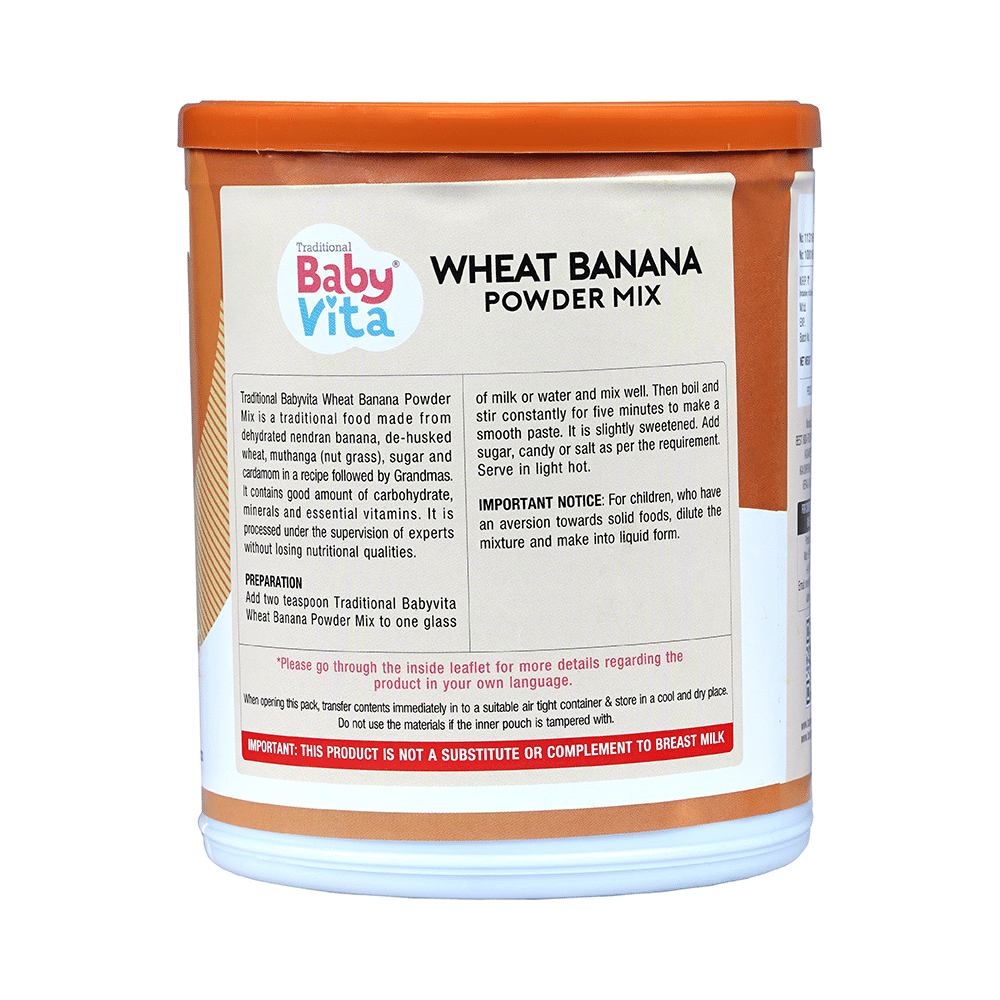 Baby Vita Wheat Banana Powder Mix - Image 2