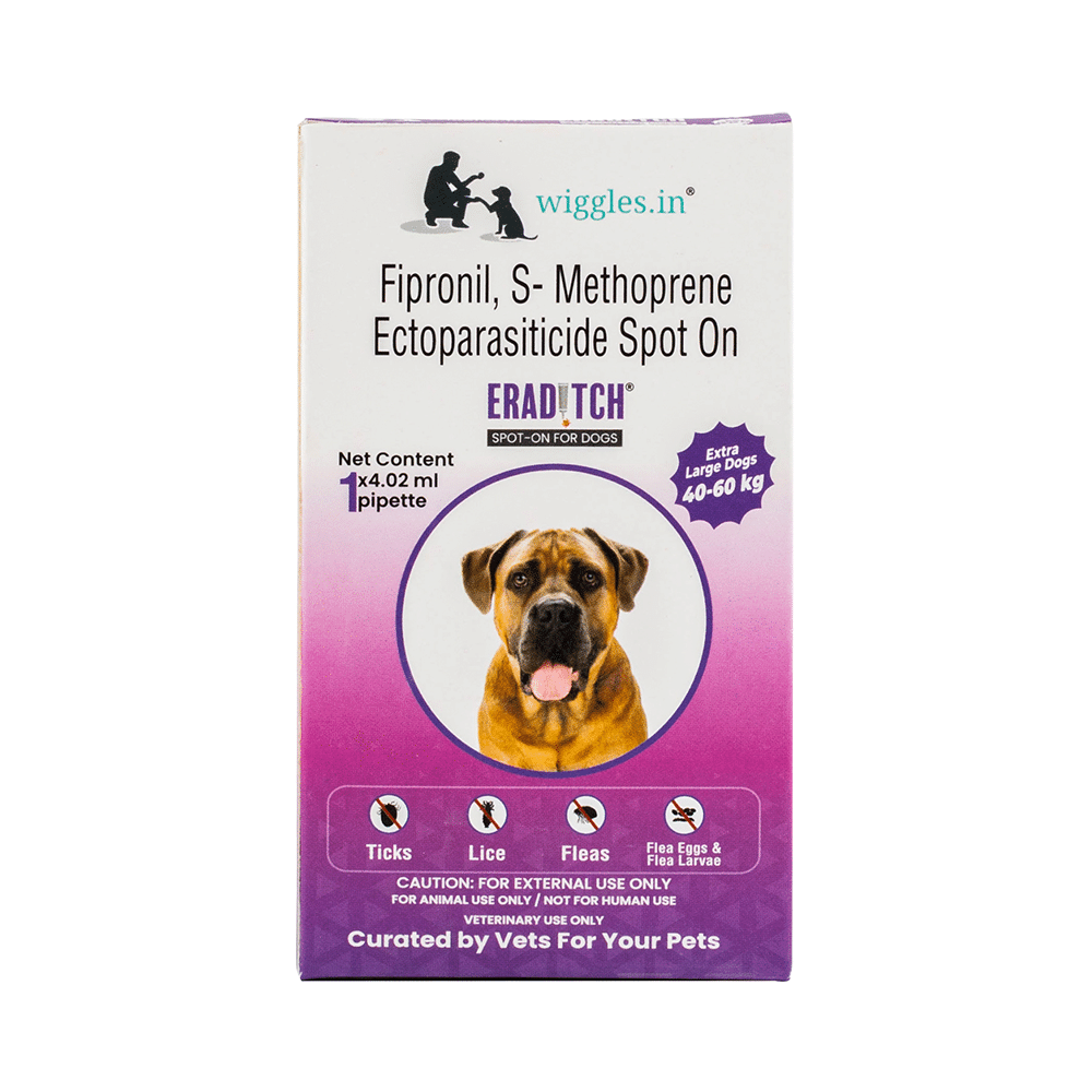 Wiggles Eraditch Spot-On for Dogs 40-60Kg - Image 1