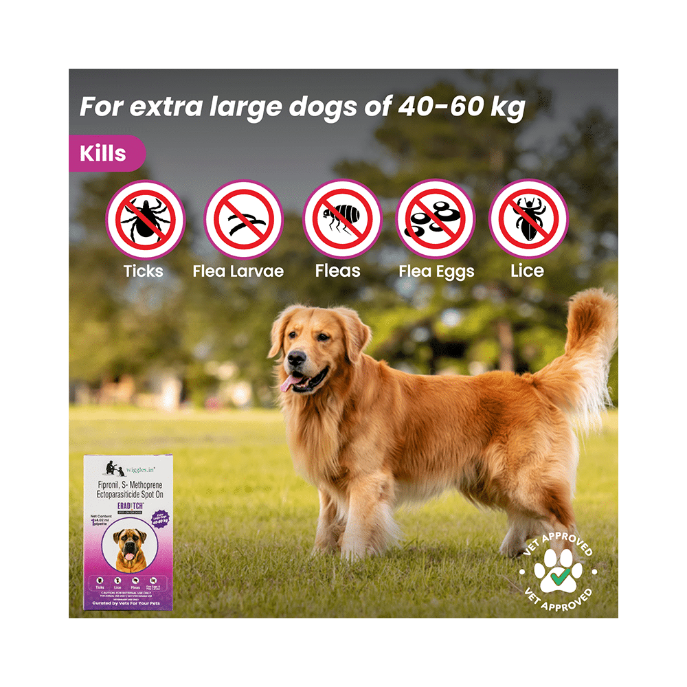 Wiggles Eraditch Spot-On for Dogs 40-60Kg - Image 2