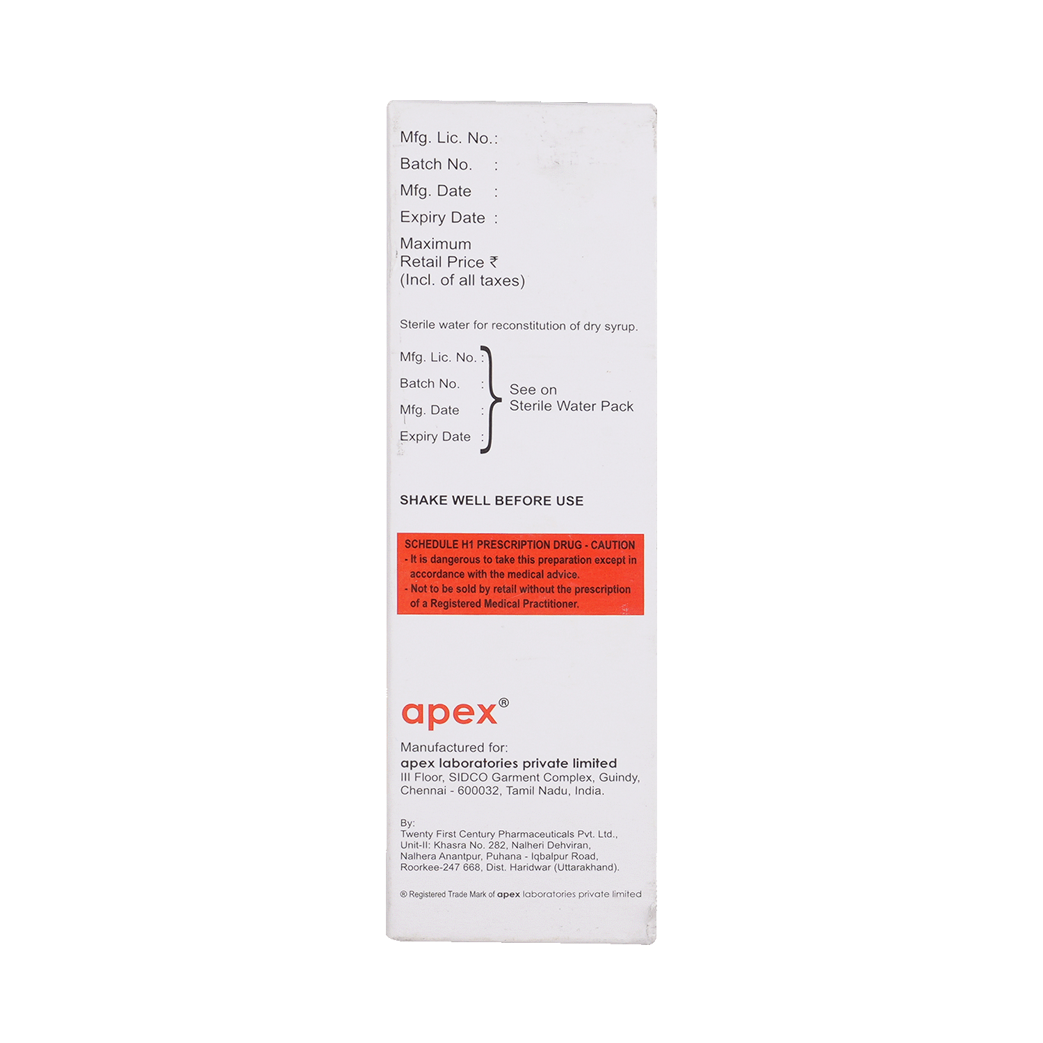 Spectratil 100mg/5ml Syrup - Image 4