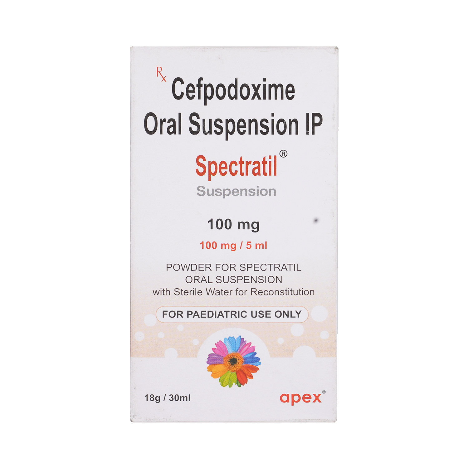 Spectratil 100mg/5ml Syrup - Image 2