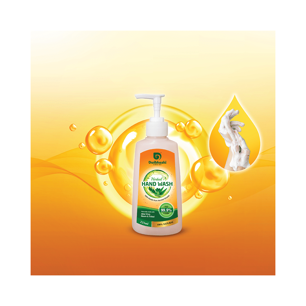 Dwibhashi Herbal Hand Wash Aloevera Neem Tulsi - Image 6