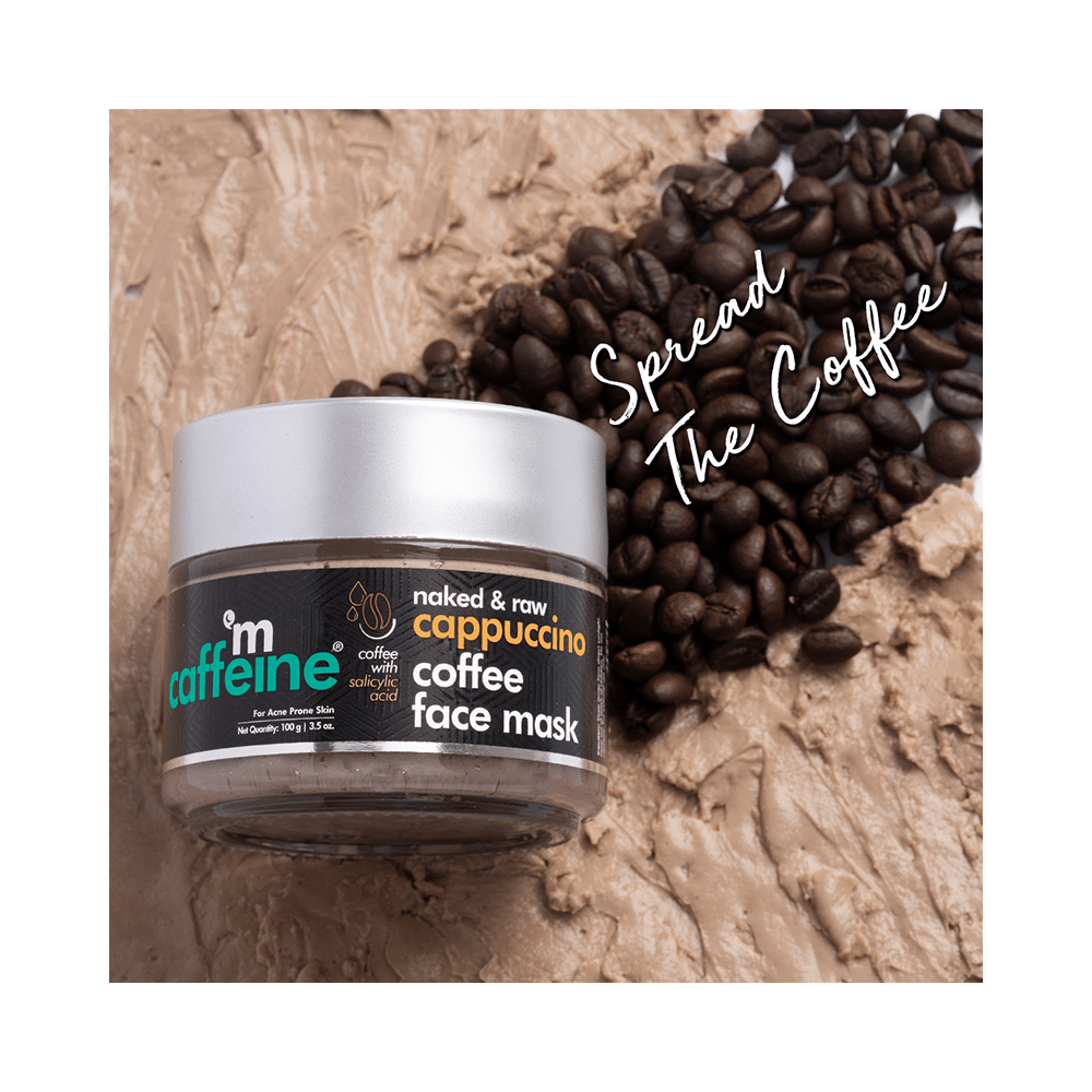 mCaffeine Cappuccino Naked & Raw Coffee Face Mask | For Normal to Oily Skin - Image 6