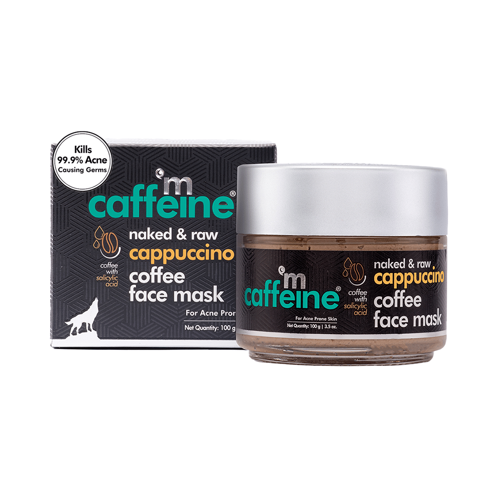 mCaffeine Cappuccino Naked & Raw Coffee Face Mask | For Normal to Oily Skin - Image 1